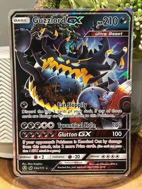 Pokémon Guzzlord GX 2018 Jumbo card, 63a/111, Collectible, Fan Favorite